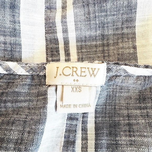 J. Crew Factory Striped V Neck Popover Dress XXS - Picture 10 of 13